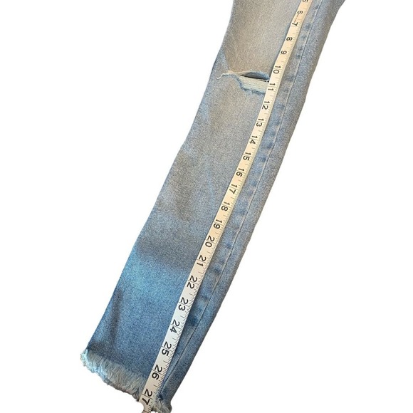 Free People Raw High Rise Jeans in Sweet Blue NWT - Picture 14 of 15